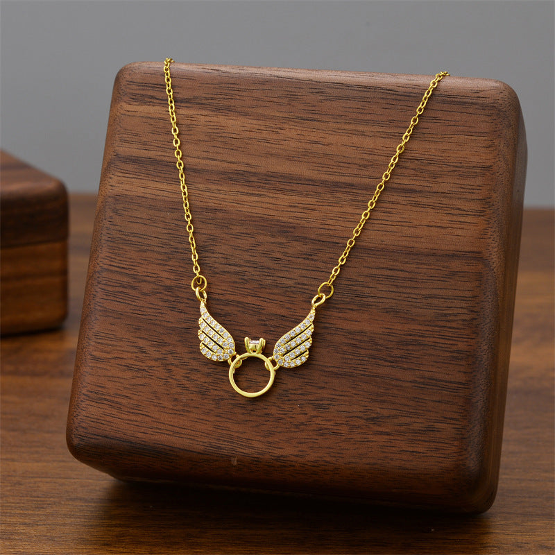Collier Bague Ailes d’Ange - Ma boutique