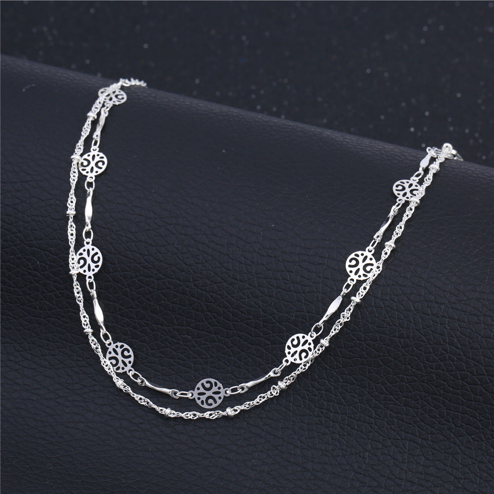 Bracelet de cheville en argent