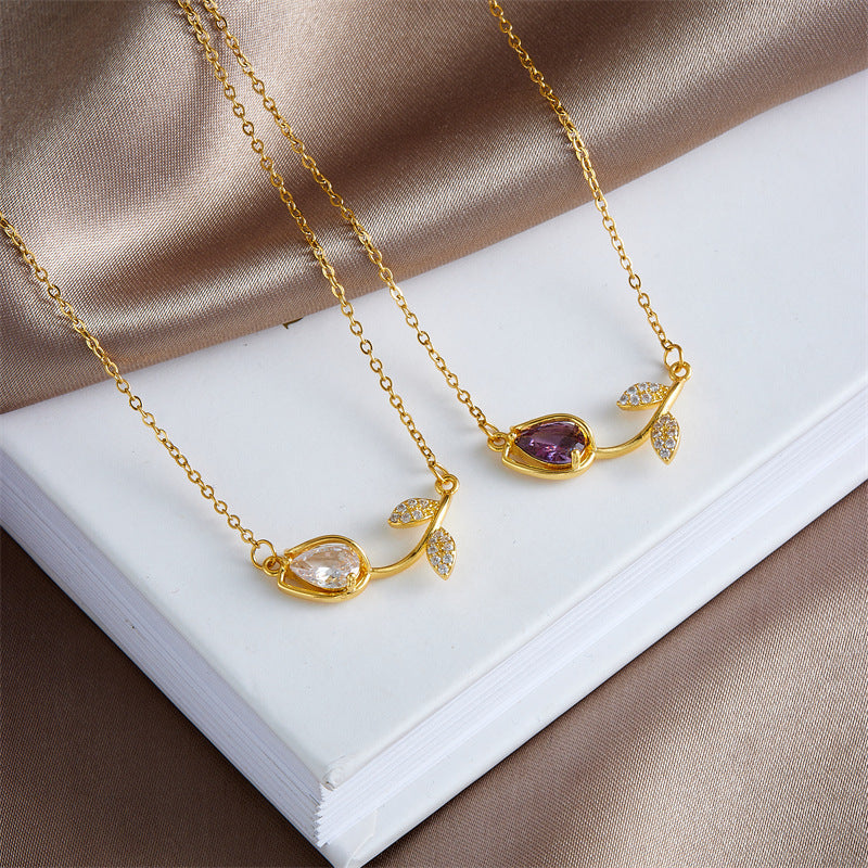 Collier Fleur de Tulipe - StyleNova Paris
