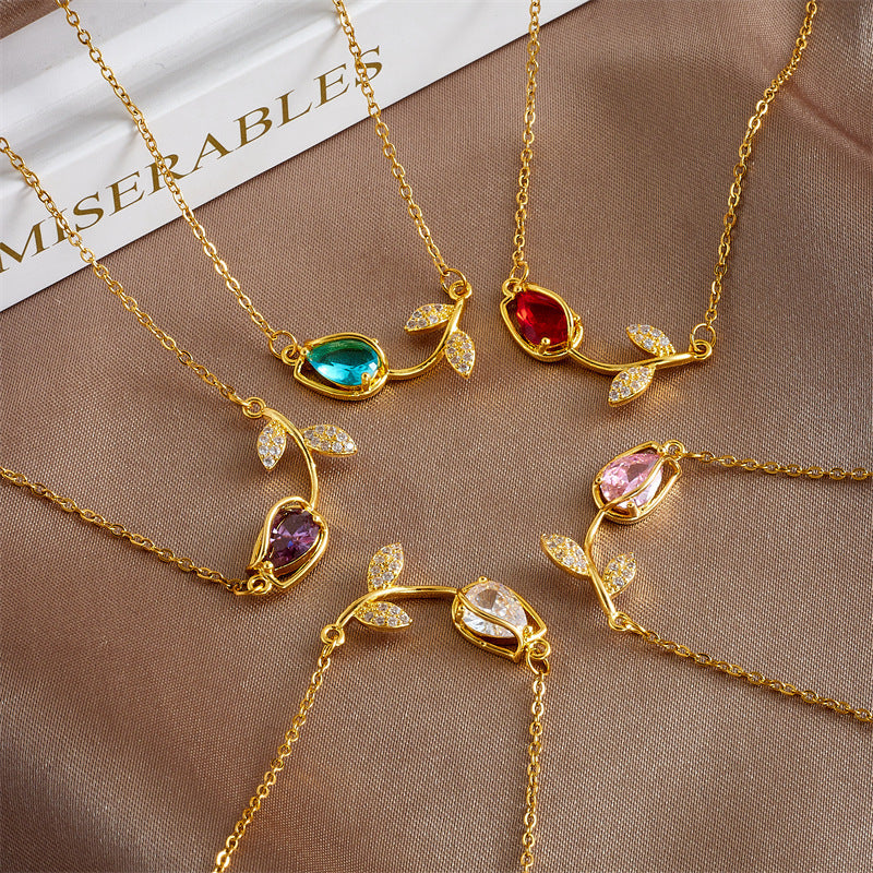 Collier Fleur de Tulipe - StyleNova Paris