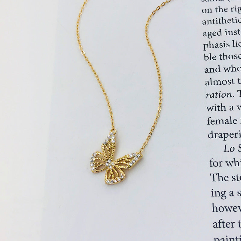 Collier Papillon Élégant - Ma boutique