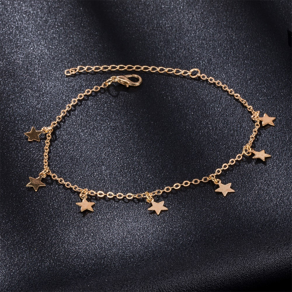 Bracelet cheville étoile - StyleNova Paris