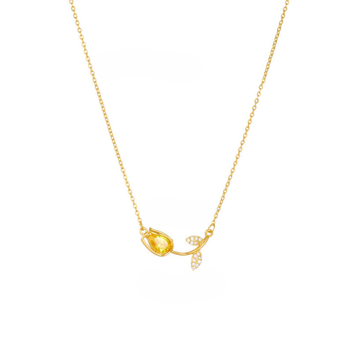 Collier Fleur de Tulipe - StyleNova Paris