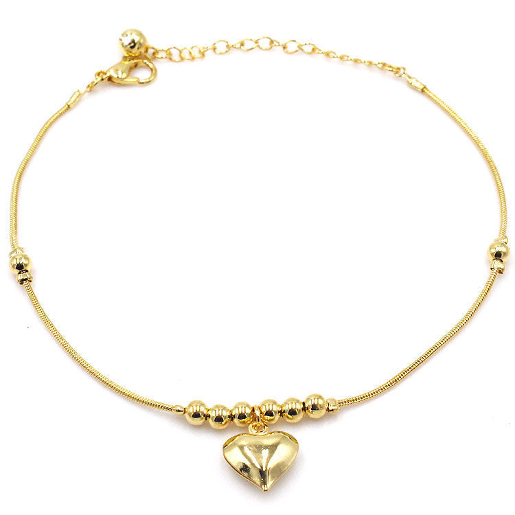 Bracelet de cheville doré - StyleNova Paris