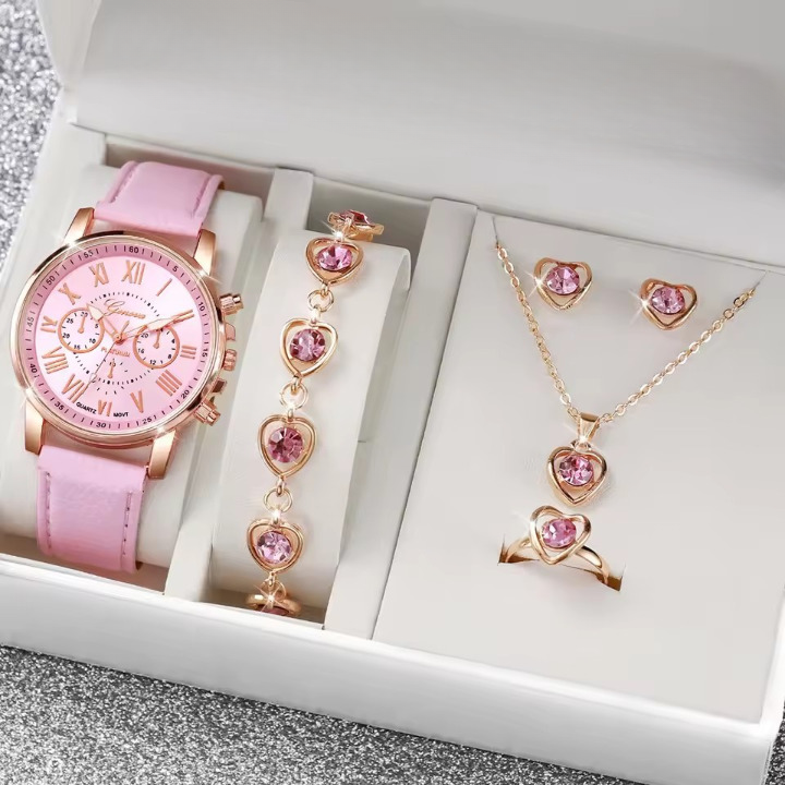 Coffret Cadeau Femme – Montre Élégante et Bijoux Love - Ma boutique