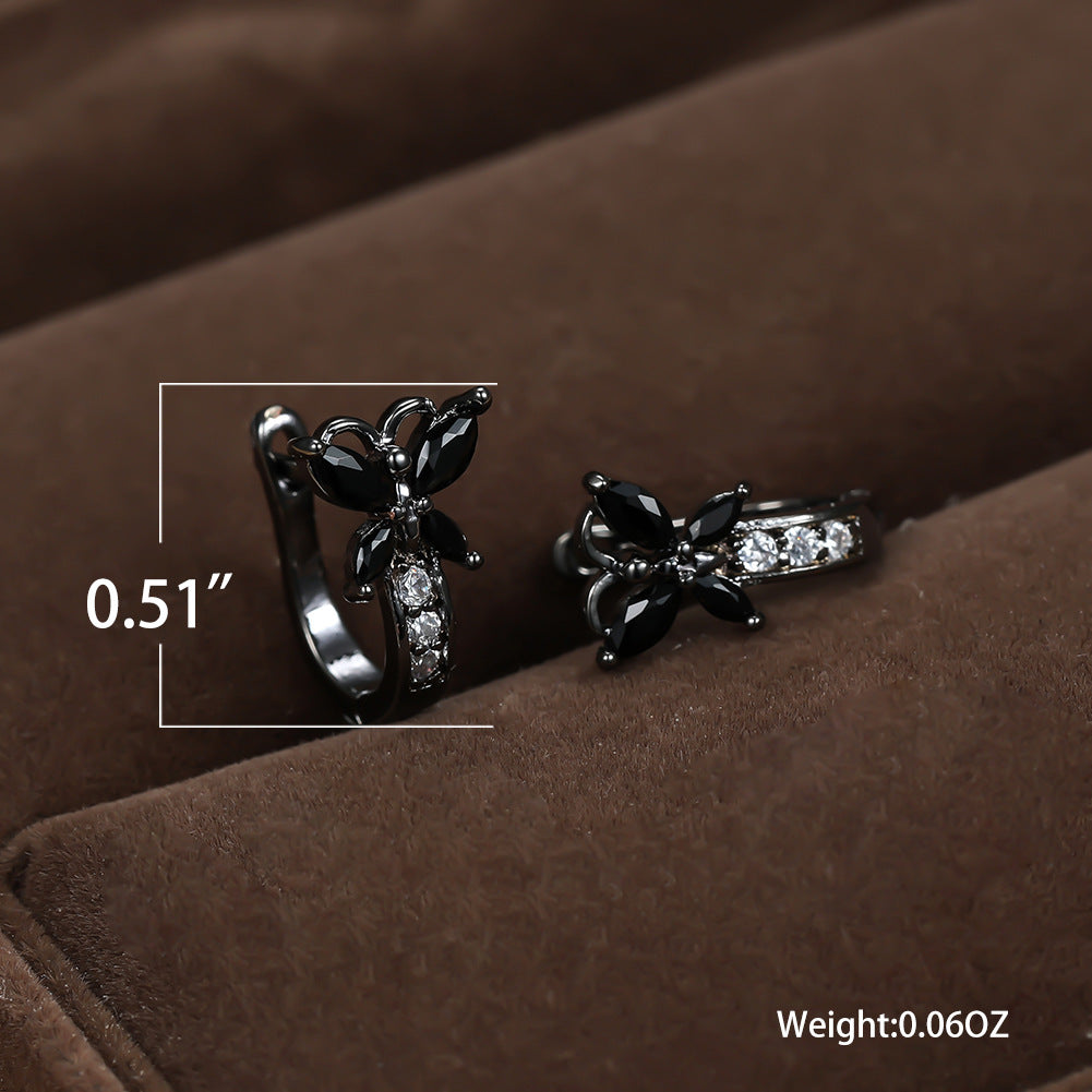 Boucles d’oreilles Papillon en Zircon - StyleNova Paris