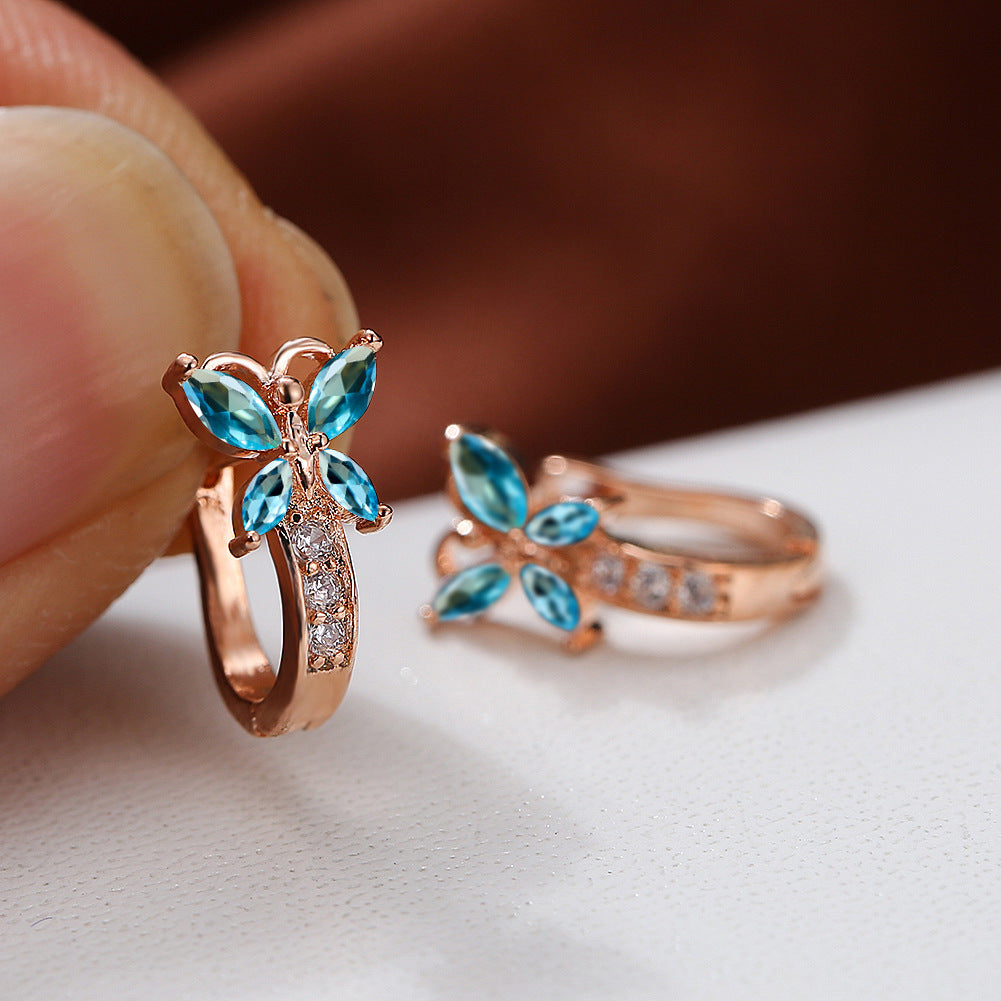 Boucles d’oreilles Papillon en Zircon - StyleNova Paris