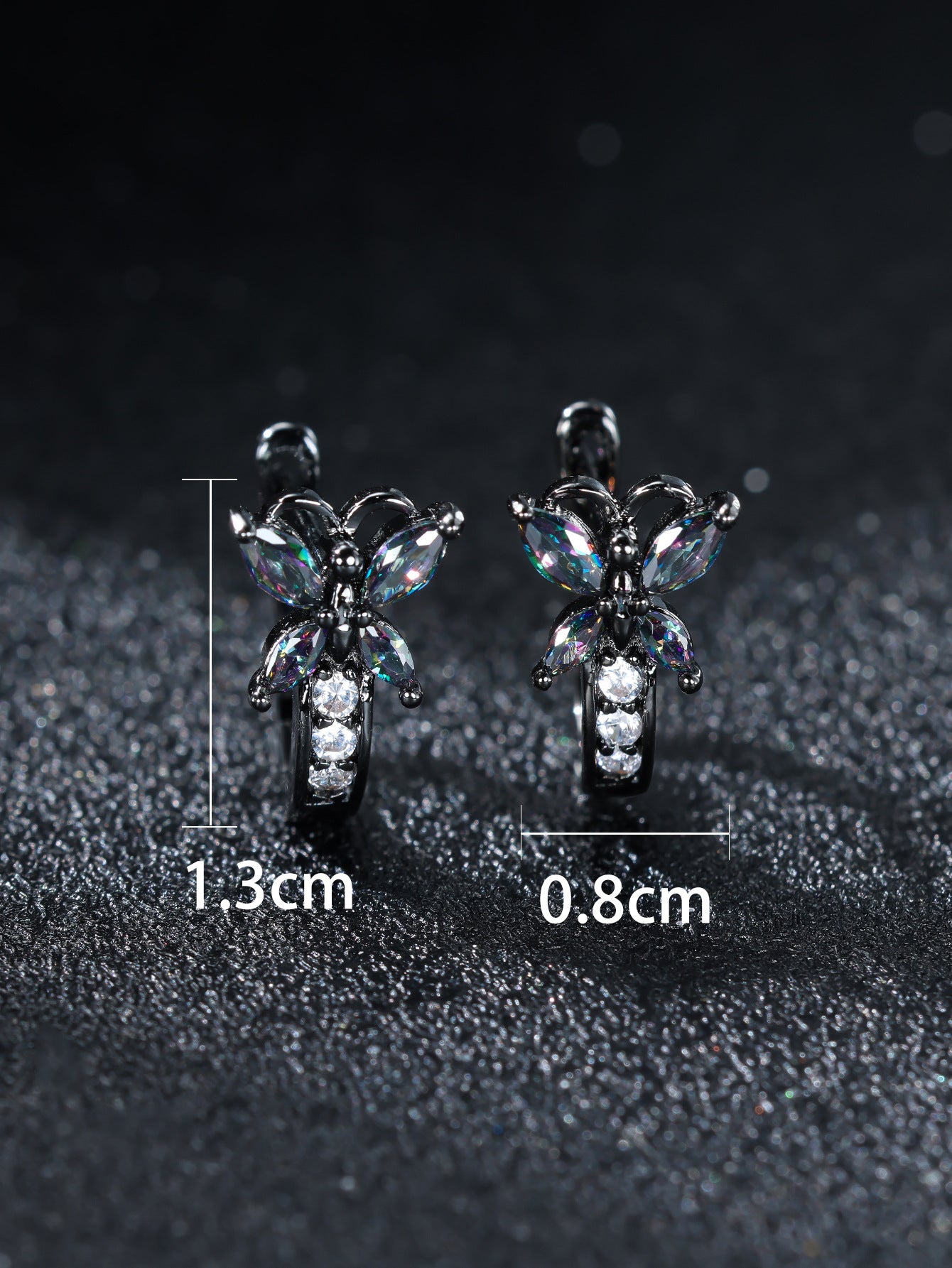 Boucles d’oreilles Papillon en Zircon - StyleNova Paris