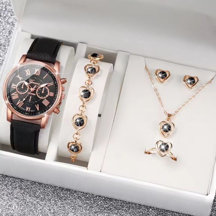 Coffret Cadeau Femme – Montre Élégante et Bijoux Love - Ma boutique