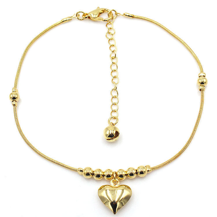 Bracelet de cheville doré - StyleNova Paris