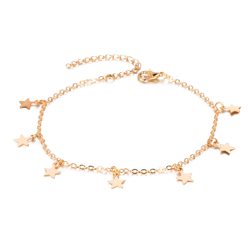 Bracelet cheville étoile - StyleNova Paris