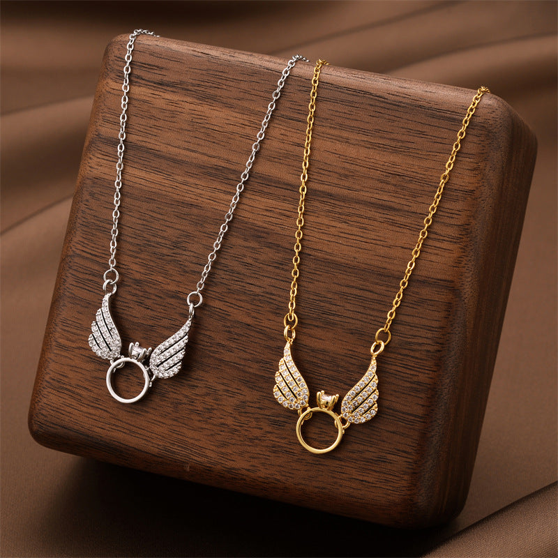 Collier Bague Ailes d’Ange - Ma boutique