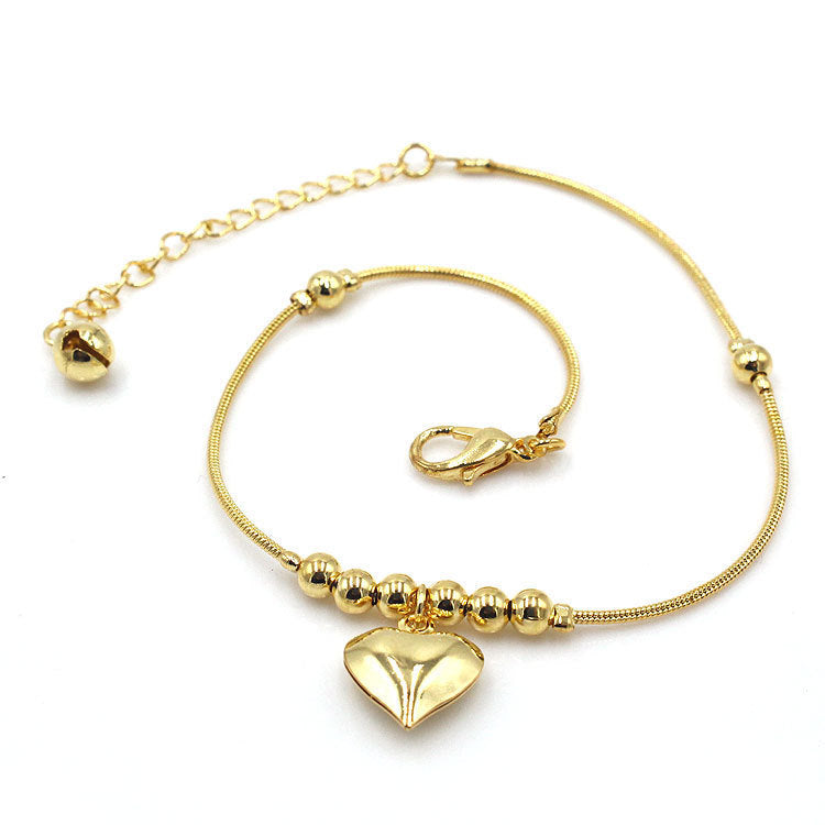 Bracelet de cheville doré - StyleNova Paris