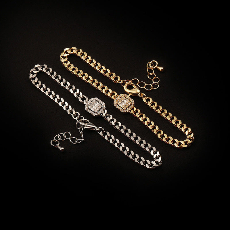 Bracelet Chaîne Rétro Femme – Doré ou Argenté - StyleNova Paris
