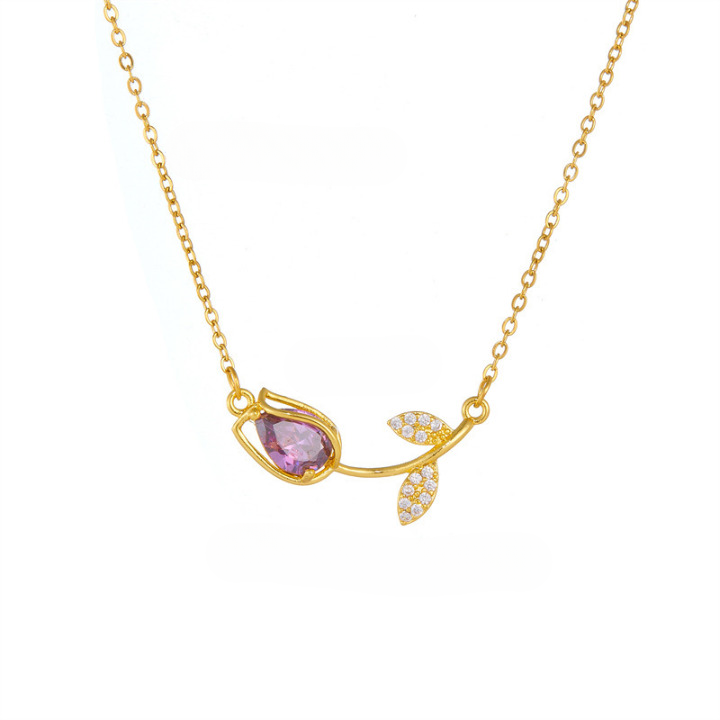 Collier Fleur de Tulipe - StyleNova Paris