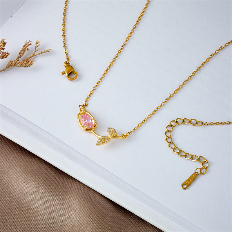 Collier Fleur de Tulipe - StyleNova Paris