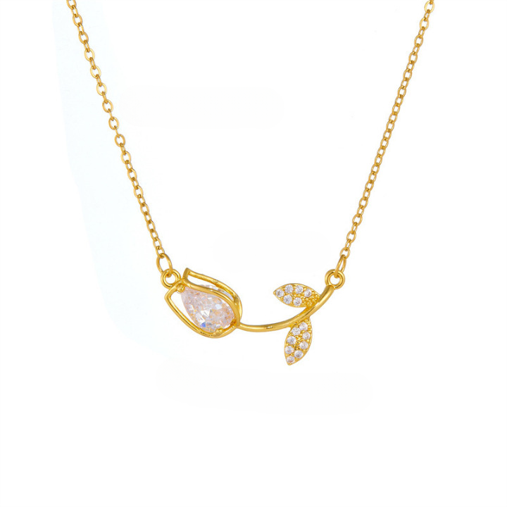 Collier Fleur de Tulipe - StyleNova Paris