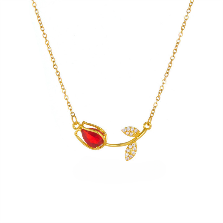 Collier Fleur de Tulipe - StyleNova Paris