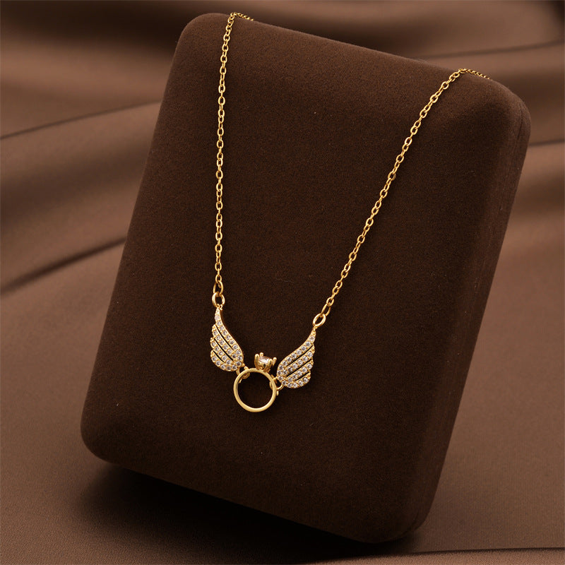 Collier Bague Ailes d’Ange - Ma boutique