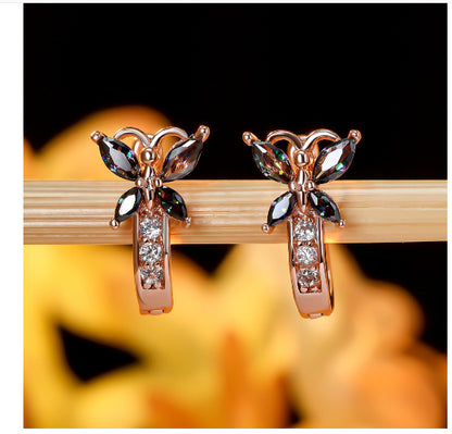 Boucles d’oreilles Papillon en Zircon - StyleNova Paris