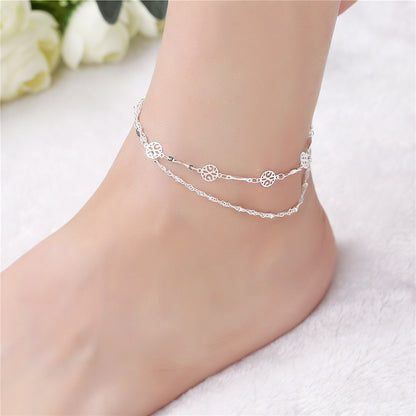 Bracelet de cheville en argent