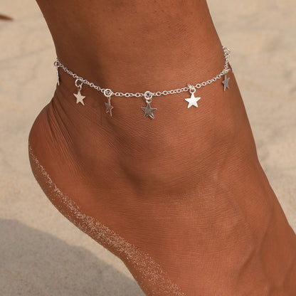 Bracelet cheville étoile - StyleNova Paris