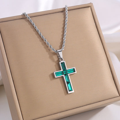 Collier croix en diamant - Ma boutique