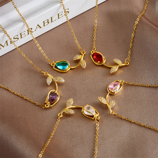 Collier Fleur de Tulipe