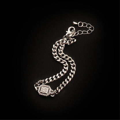 Bracelet Chaîne Rétro Femme – Doré ou Argenté - StyleNova Paris
