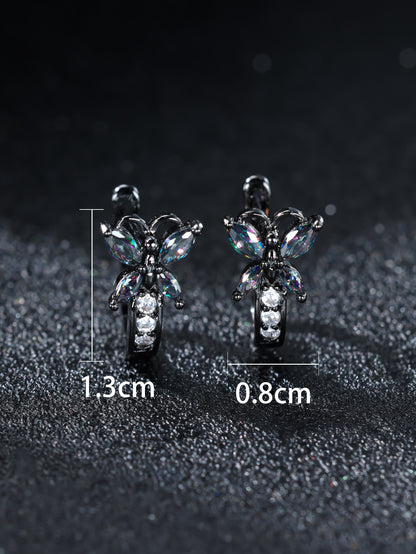 Boucles d’oreilles Papillon en Zircon - StyleNova Paris