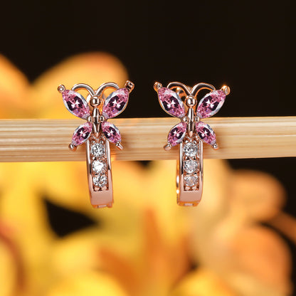 Boucles d’oreilles Papillon en Zircon - StyleNova Paris