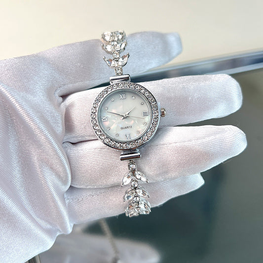 Montre Quartz Ajustable au Bracelet Diamanté de Luxe - Ma boutique