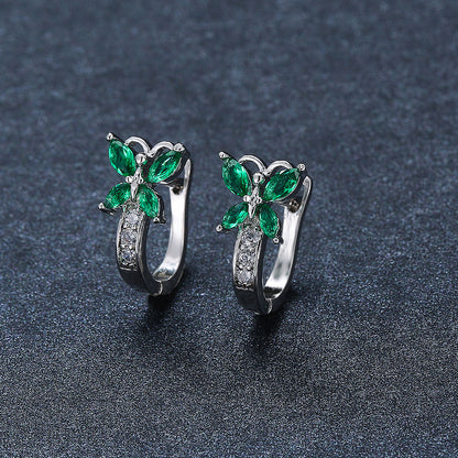 Boucles d’oreilles Papillon en Zircon - StyleNova Paris