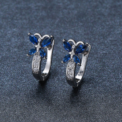 Boucles d’oreilles Papillon en Zircon - StyleNova Paris