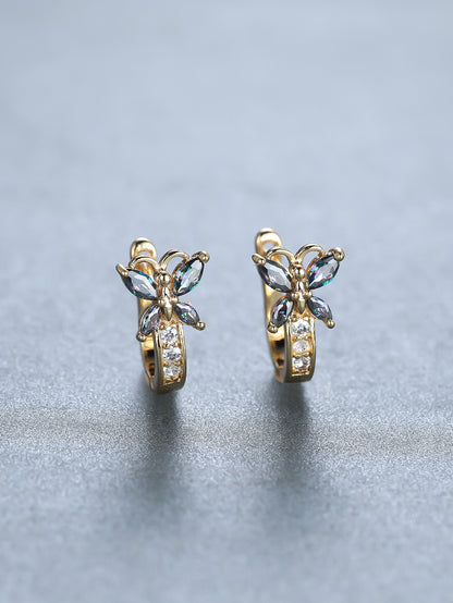 Boucles d’oreilles Papillon en Zircon - StyleNova Paris