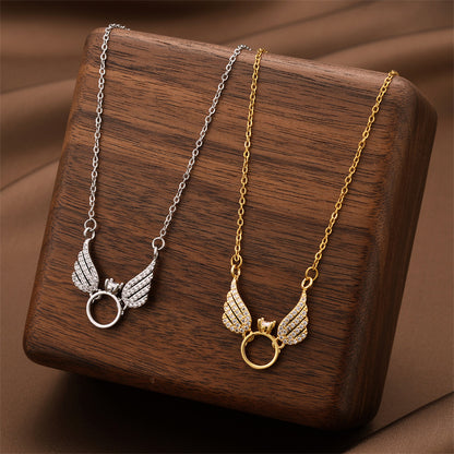 Collier Bague Ailes d’Ange - Ma boutique